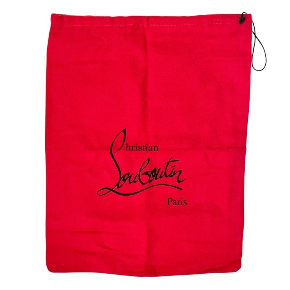 Christian Louboutin Paris Red Drawstring Dust Bag 11.5" x 15"